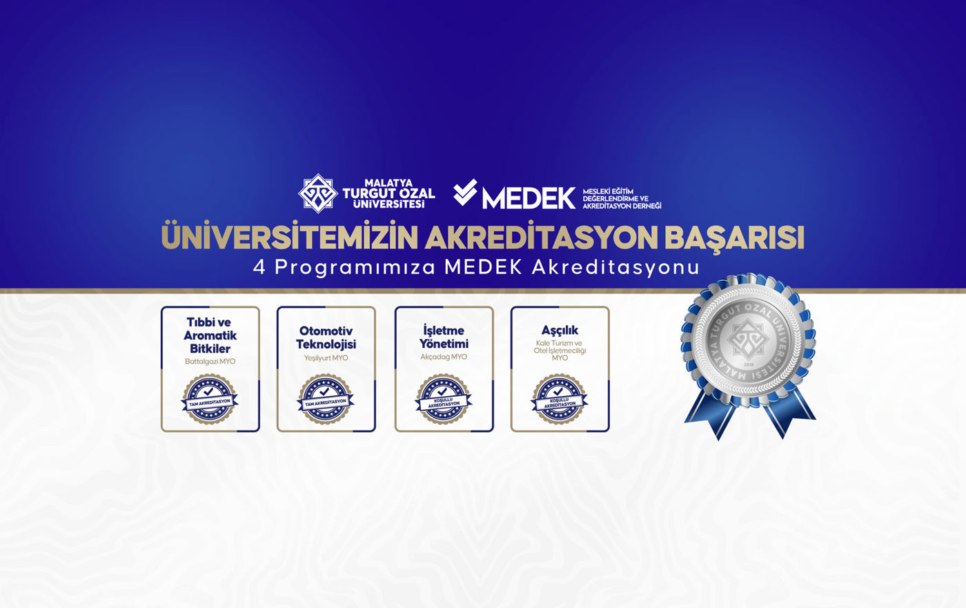 Malatya Turgut Özal Üniversitesi’nden Akreditasyon Başarısı