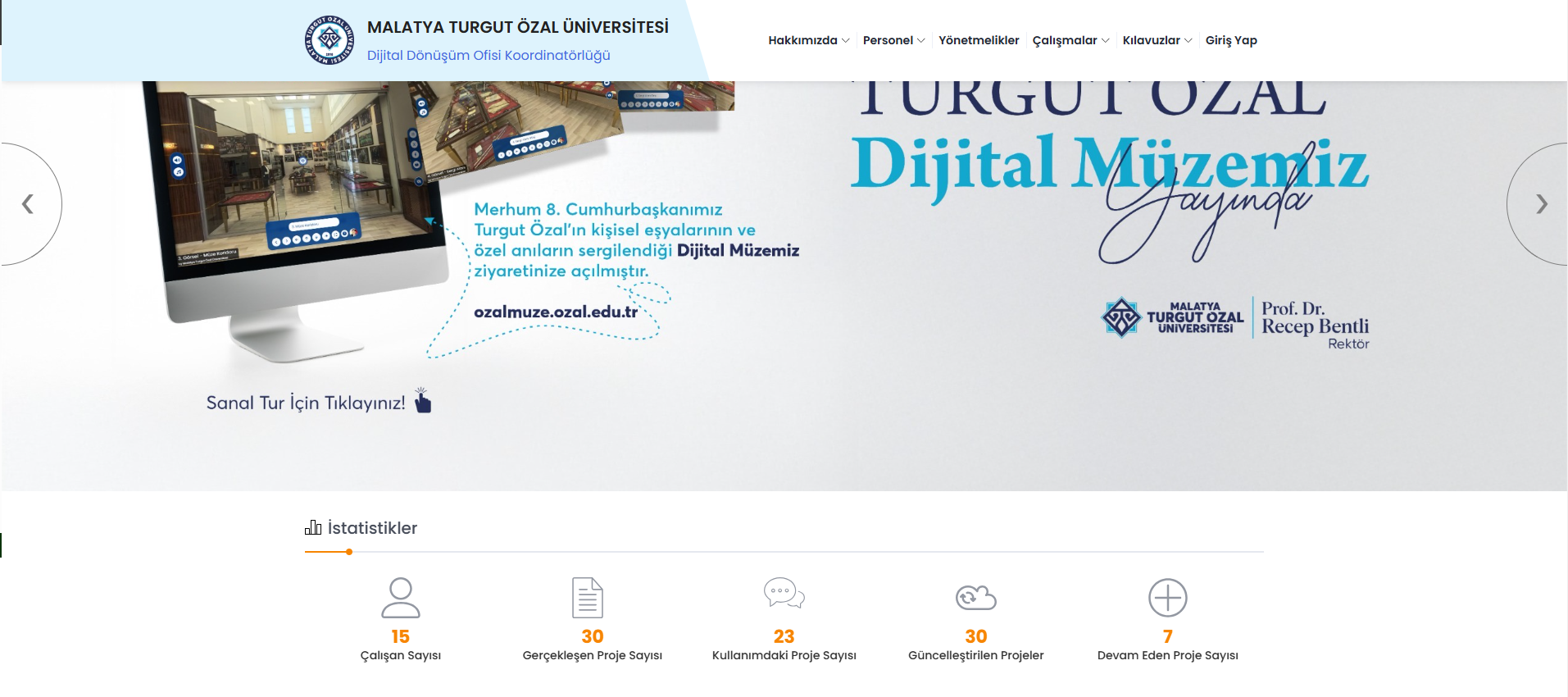 Dijital Dönüşüm Web sitesi 
