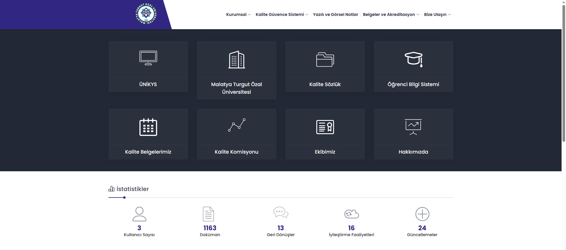 Kalite Web Sitesi